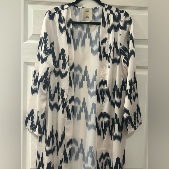 NWOT Western BoHo Kaftan Duster from The Arbors, Round Top TX - Picture 4 of 6